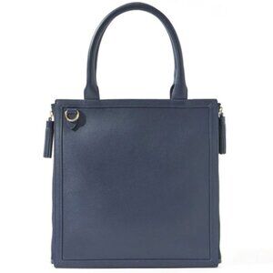 Neely & Chloe No. 61 Goat Embossed Monday Tote, Navy